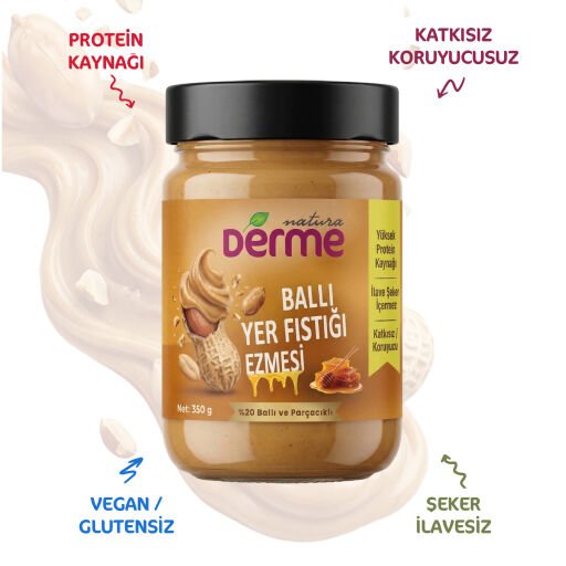 Yer Fıstık Ezmesi Ballı