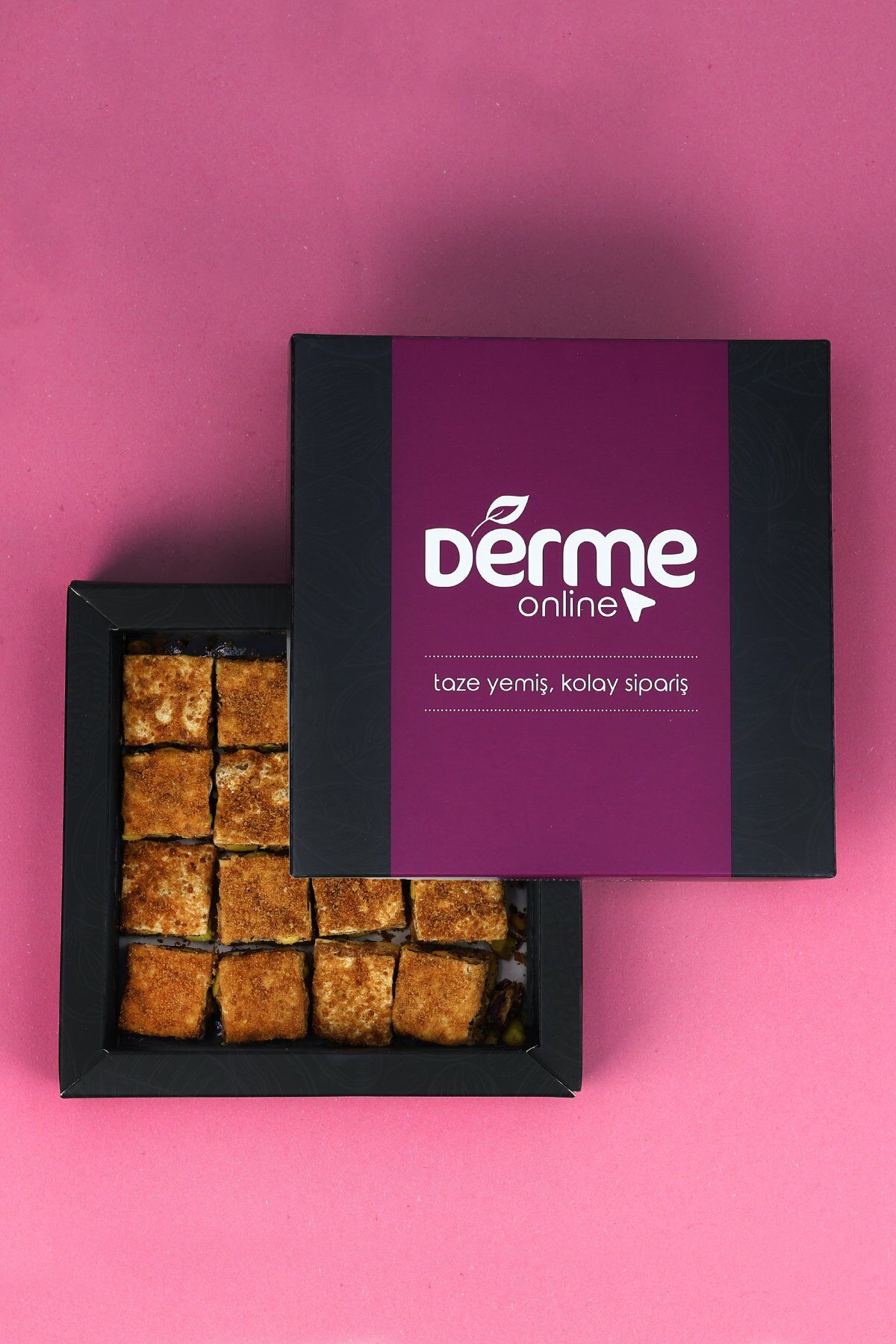 Lokum Baklava Toz Fıstıklı Kremalı 275 Gram