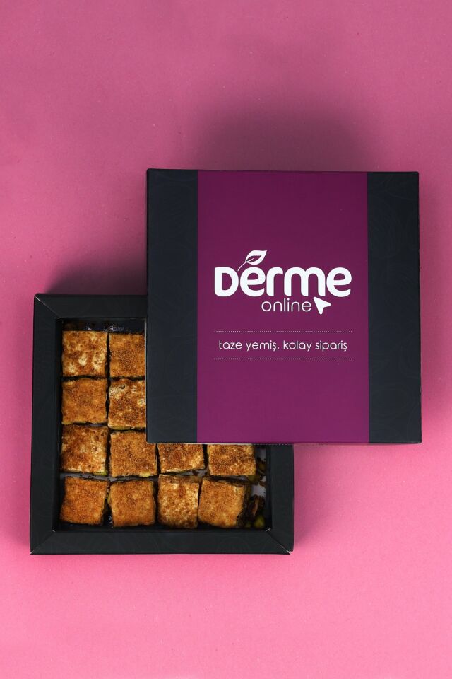 Lokum Baklava Toz Fıstıklı Kremalı 275 Gram
