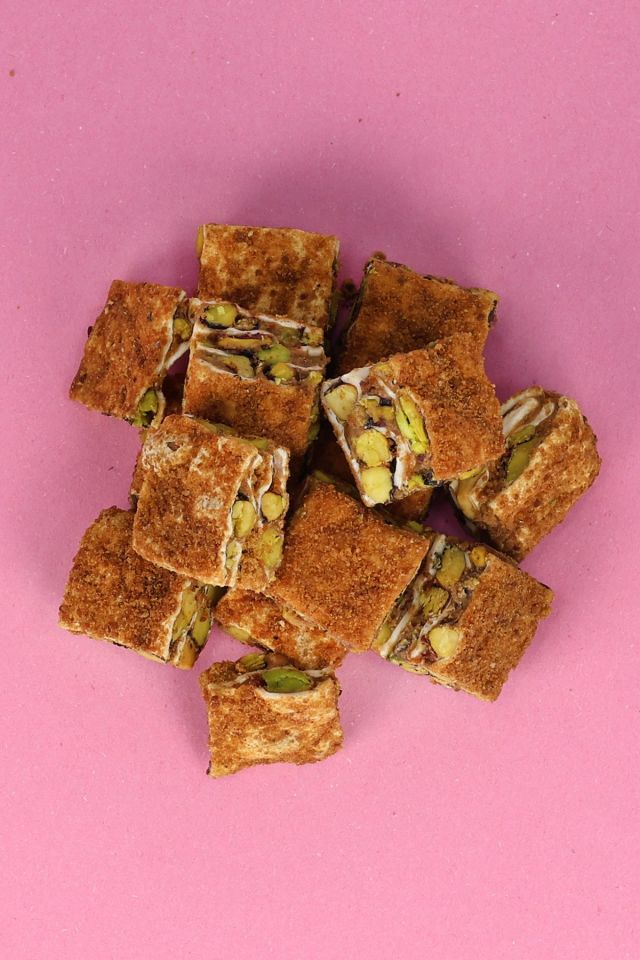 Lokum Baklava Toz Fıstıklı Kremalı 275 Gram