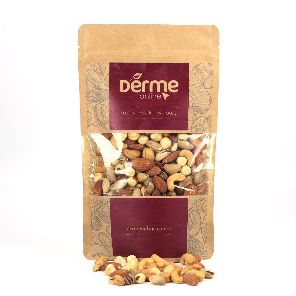 Karışık Kuruyemiş Gold (Antep Fıstığı, Fındık, Badem, Kaju) 100 Gram