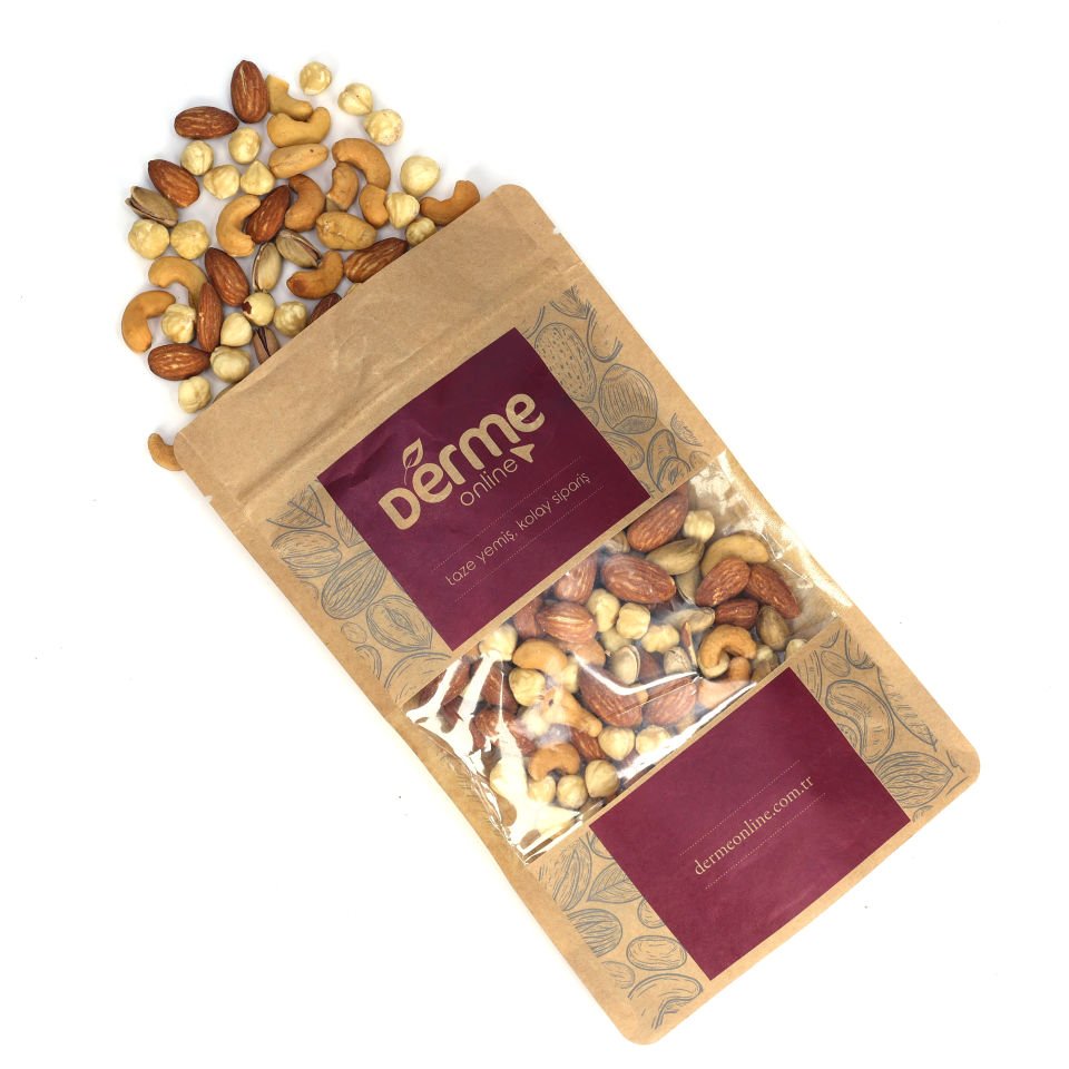 Karışık Kuruyemiş Gold (Antep Fıstığı, Fındık, Badem, Kaju) 200 Gram