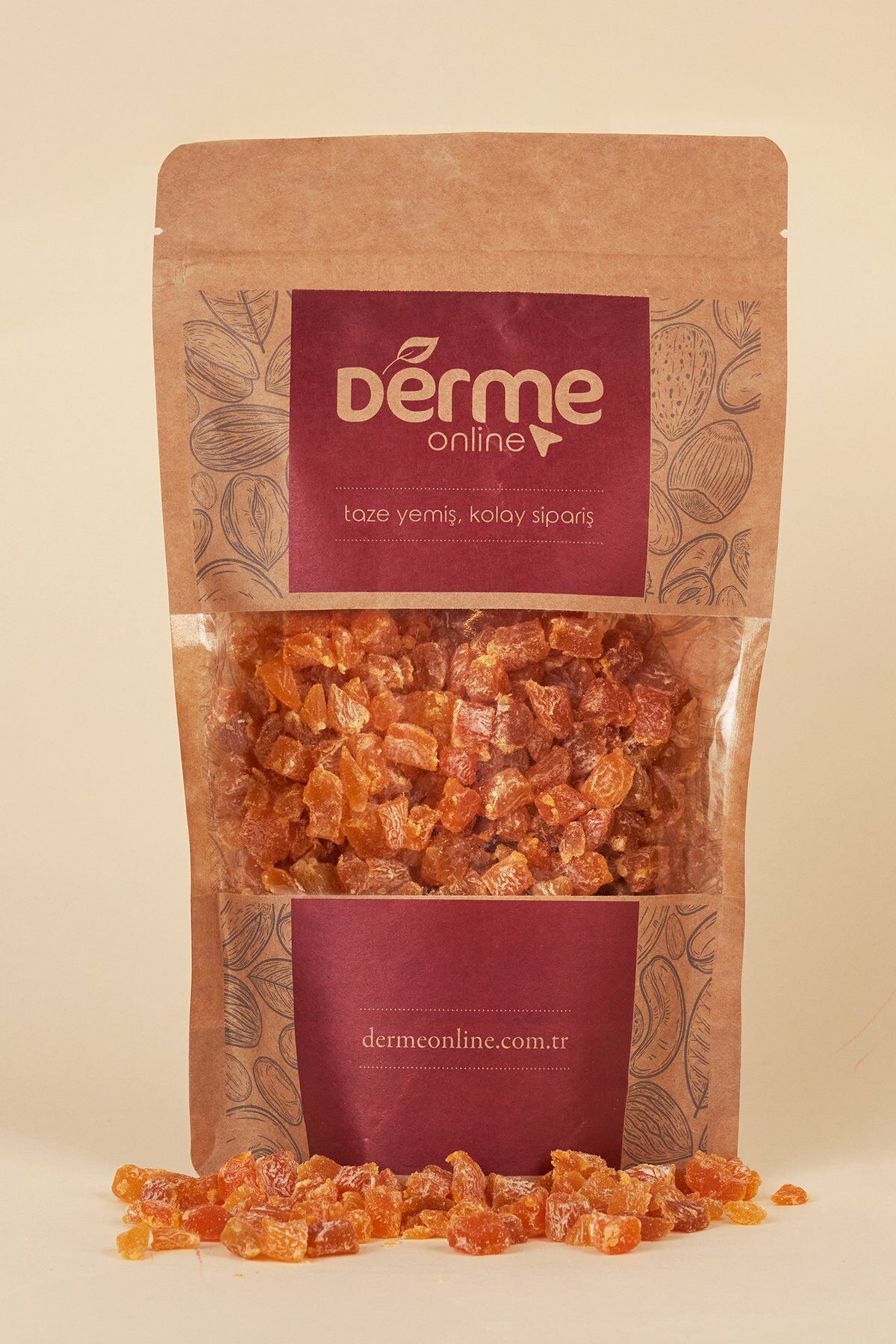 Kuru Kayısı - Küp Kesilmiş 750 Gram